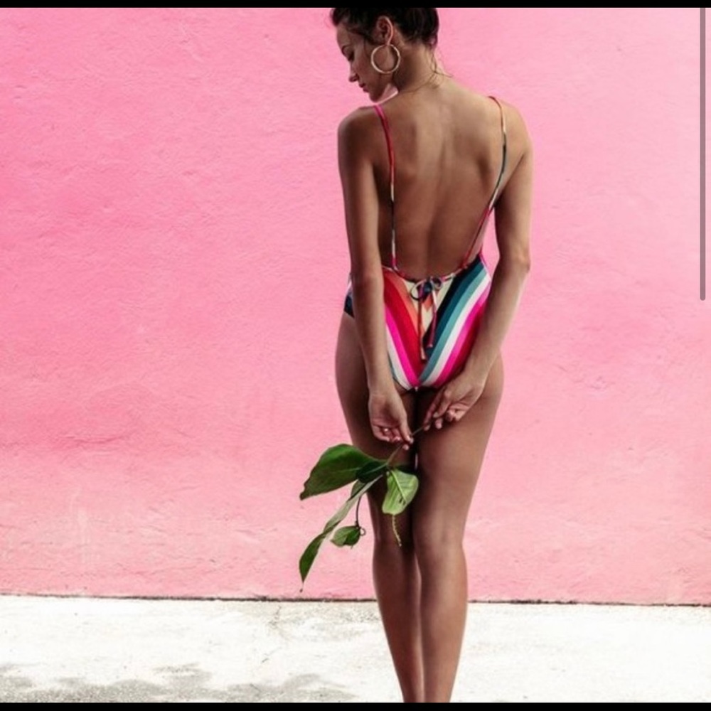 NWT Billabong Color Spell one piece swimsuit - Small - Picture 3 of 12